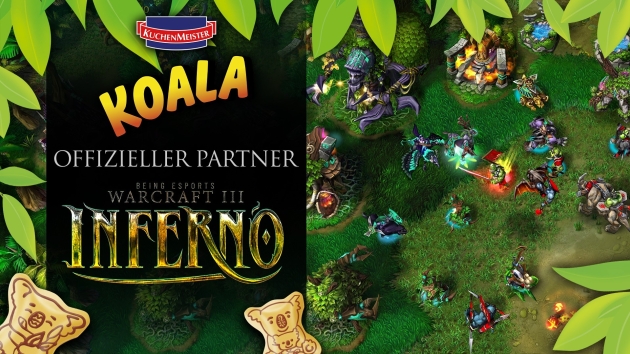 Koala Kekse werden Partner der Warcraft-3-Meisterschaft - Quelle: Kuchenmeister GmbH